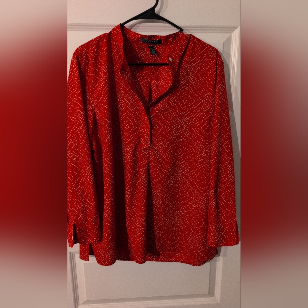 Women's Red Blouse